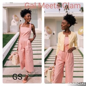 ⚡️⚡️FLASH SALE!!!Gal Meets Glam Elegant Pink Jumpsuit